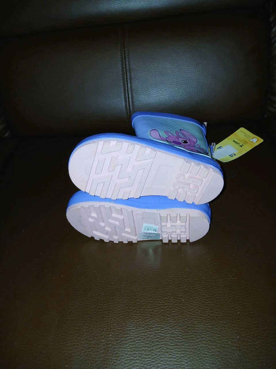 Botas de chuva para meninas Stitch da Disney tamanho 26 – photo 3